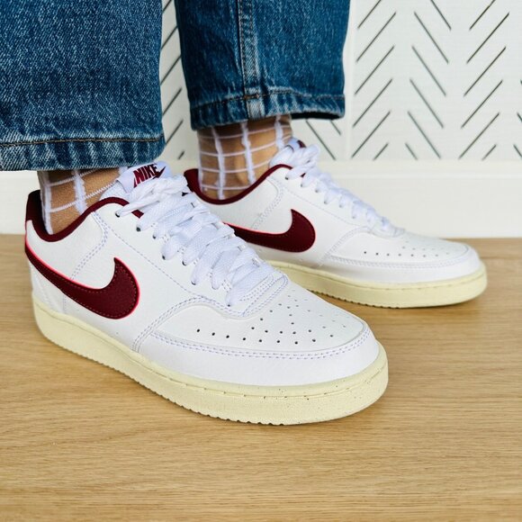 Nike Court Vision Lo NN Next Nature Women Shoes 6 Retro White Sneaker DH3158-106 - Picture 11 of 14